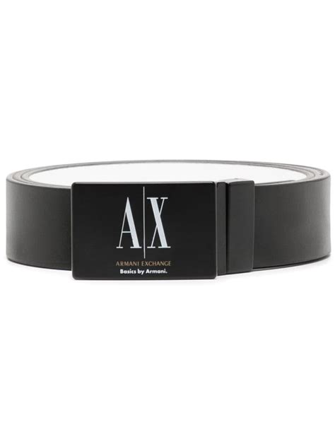 armani exchange reversible belt